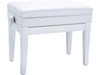 <b>Roland RPB-400WH PLATINUM</b> Banco Piano Branco c/ regulação altura <b>Roland RPB-400WH PLATINUM</b> Banco Piano Branco c/ regulação altura